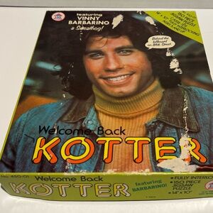 1976 John Travolta, "Vinny Barbarino" 150 Piece Puzzle (Scarce Vintage) Complete